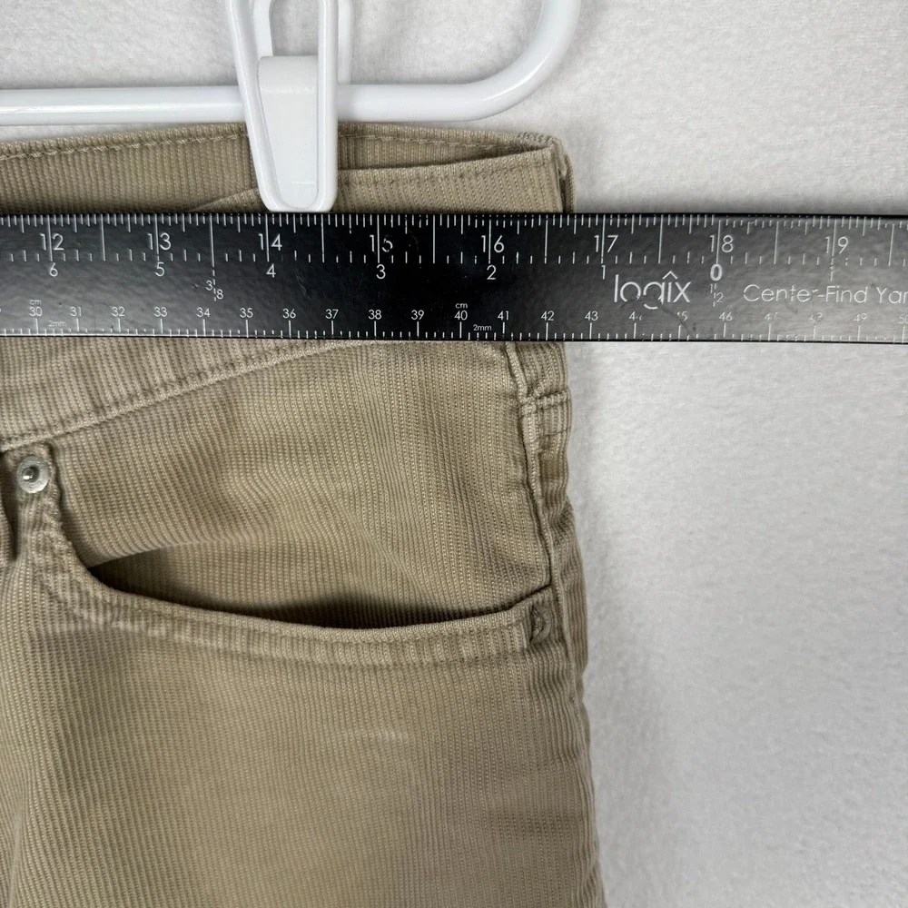 Levi's 514 Corduroy Pants Mens 33x30 Tan Straight Leg 00514-0508
